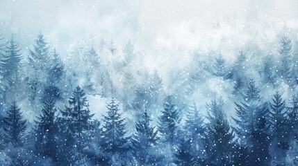 A serene winter scene, perfect for seasonal promotions