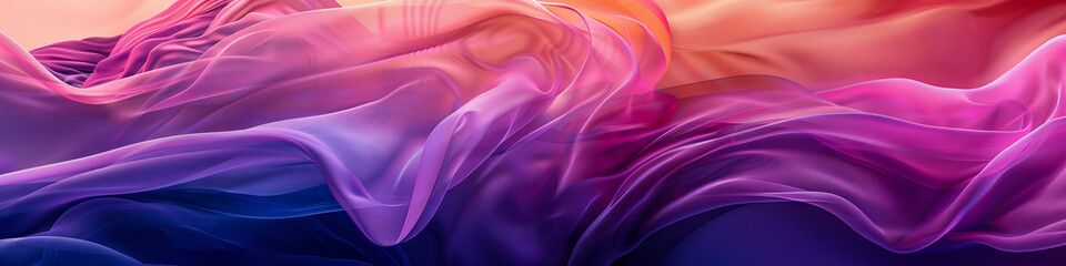 Fototapeta premium Vibrant Flow of Colors: Abstract Silk Textures in Motion