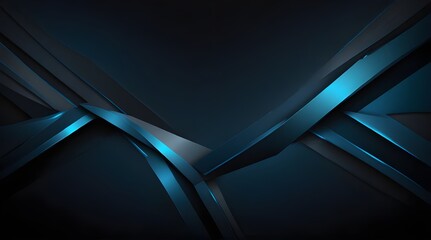 Abstract_blue_light_dark_grey_metallic_overlap_design