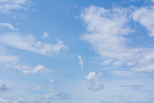 Clouds in blue sky
