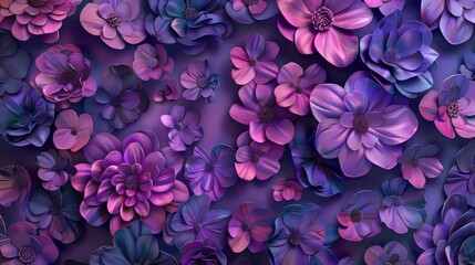 A patterned backdrop with hues of violet, purple, and blue violet, adding depth and richness to designs
