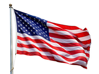 Obraz premium A flag with the american flag on it