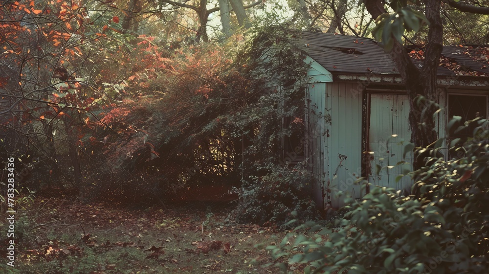 Poster analog film texture and rich colors add depth and character to the image