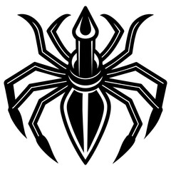 spider background vector illustration