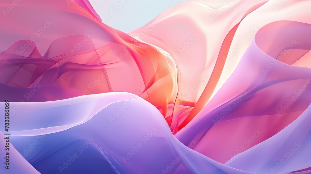 Poster minimalist glassmorphism background with subtle gradients and clean lines