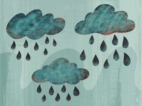Illustration of bad weather