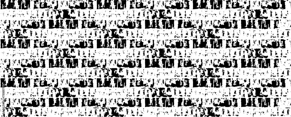 Poster monochrome texture composed of irregular graphic elements. distressed uneven grunge background. abst