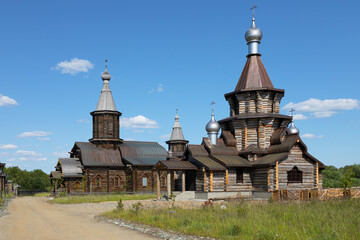 Holy Trinity Trifonov Pechenga Monastery. The northernmost monastery in the world. Russia, Murmansk...