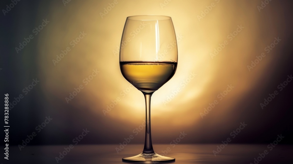 Aufkleber experiment with backlighting to emphasize the translucency of a flying glass of wine ai generated il