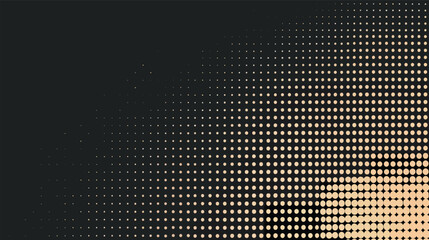 a black background with yellow dots