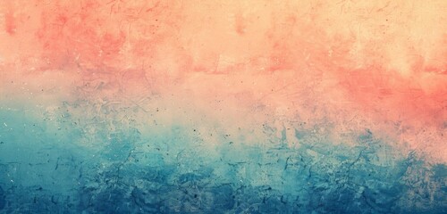 Soft Gradient Pastel Background with Orange and Blue Tones