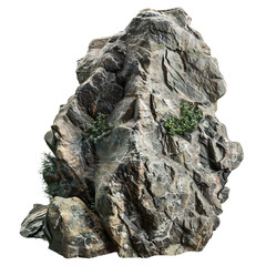 rock environment element_hyperrealistic_hyper detailed_isolated on transparent background