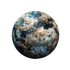 earth element_hyperrealistic_hyper detailed_isolated on transparent background - obrazy, fototapety, plakaty