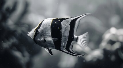 Undersea world. Fish in the sea.