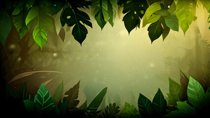 green forest background