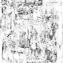 Monochrome texture composed of irregular graphic elements. Distressed uneven grunge background. Abstract vector illustration. Overlay for interesting effect and depth. Isolated on white background.
- 783294885