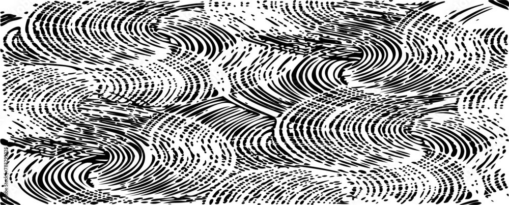 Poster monochrome texture composed of irregular graphic elements. distressed uneven grunge background. abst