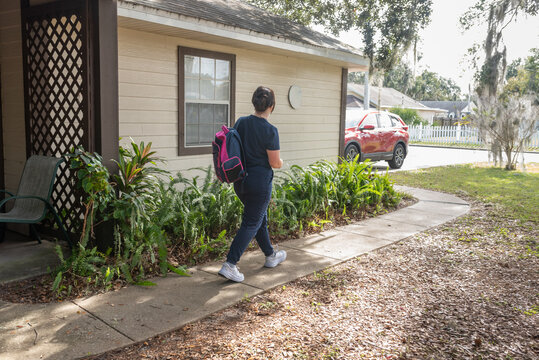 Nurse leaving home