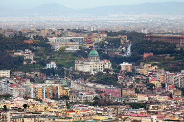 Aerial view of Naples