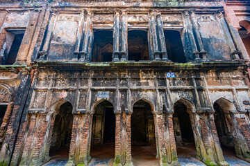 Crumbling Elegance: The Forgotten Facade in Sonargaon, Dhaka