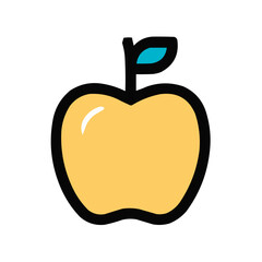 apple isolated on white