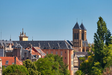 The Saint-Vincent basilica in Metz