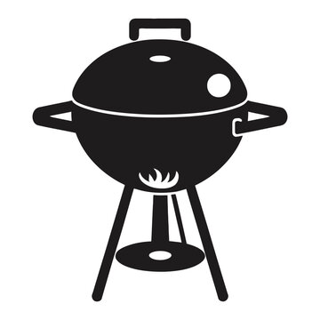 black grill cooking outdoors clip art preview