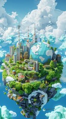 A youth summit where young leaders propose innovative solutions for carbon neutrality