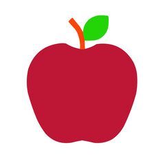 apple isolated on white