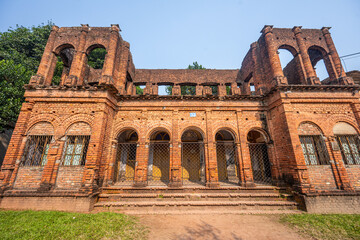The Red-Brick Remains of Number 32 in Sonargaon, Dhaka