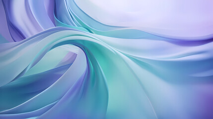 Abstract Swirls of Blue and Violet Hues