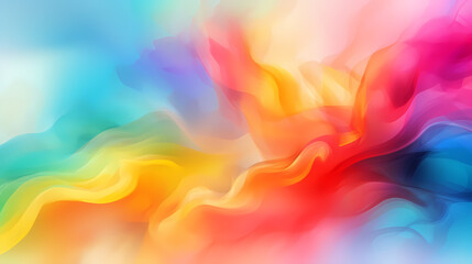 Vibrant Watercolor Blend in Pastel Hues