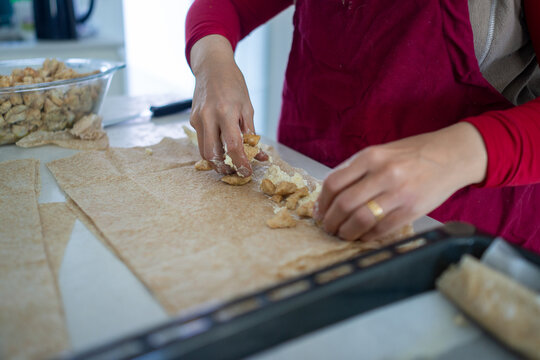 Preparing Doner Kebab 