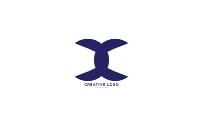 CC X Abstract initial monogram letter alphabet logo design