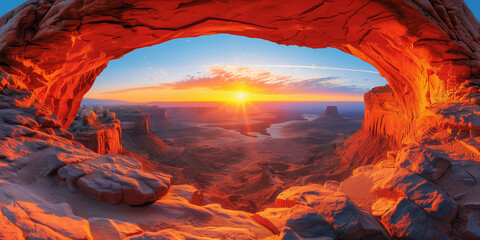 Rock Arch Sunset 