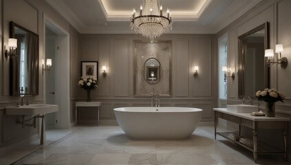 modern bathroom interior