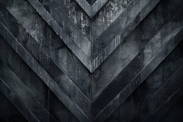 Dark chevron pattern on a weathered wooden texture, ideal for rustic and industrial design elements.

 - obrazy, fototapety, plakaty