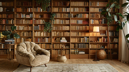 Quiet Minimalism. Setting Up a Modern Scandinavian Reading Room