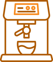 Coffee Machine Line Icon