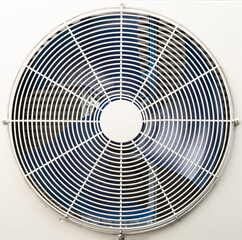 Fan on cooling compressor condenser