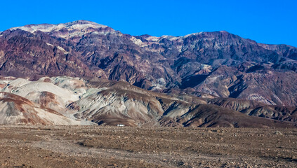 Mountains surrounding Salt Valley in Death Valley National Park, California