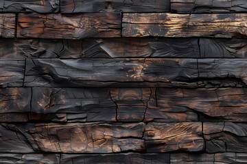 Naklejka premium dark wood background. dark wood texture seamless, rustic wood texture