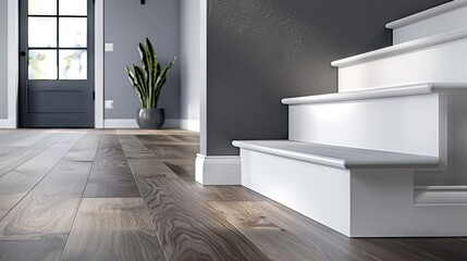 Fototapeta premium skirting line against a minimalist backdrop,