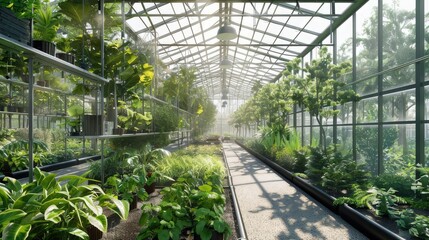 aluminum greenhouse kit, perfect for nurturing plants.