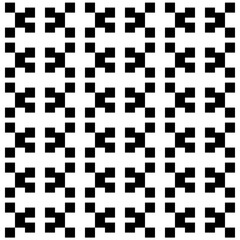 Seamless pattern. Checks, figures ornament. Squares, shapes wallpaper. Ethnic motif. Tiles, forms backdrop. Geometric background. Mosaic illustration. Digital paper, textile print, abstract vector.