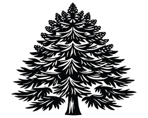 Hand drawn tree vector illustration