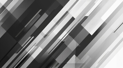 Obraz premium Modern design of black and white geometric shapes, perfect for sophisticated visual projects