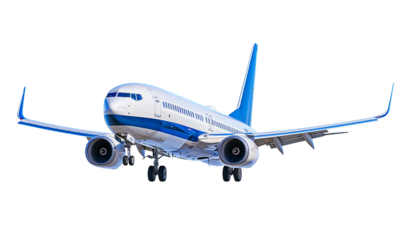 airplane isolated on transparent background