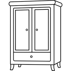 illustration of a cupboard