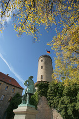 Historische Sparren burg in Bielefeld Deutschland